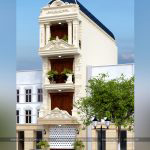 2 Mẫu thiết kế nhà ống phong cách châu âu 4 tầng đẹp tại hải phòng sh nop 0179