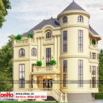 3 Thiết kế biệt thự tân cổ điển 2 mặt tiền tại hà nội btp 0128