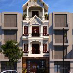 3 Thiết kế nhà ống tân cổ điển châu âu 4 tầng tại phú quốc sh nop 0176