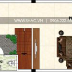 4 Mặt bằng công năng tầng 1 nhà ống tân cổ điển pháp đẹp tại phú quốc sh nop 0176