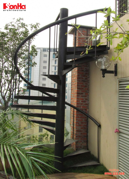 Các nguyên tắc thiết kế và cách chia bậc cầu thang xoắn ốc nhà đẹp