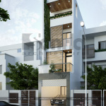 1 Thiết kế nhà ống hiện đại 4 tầng tại hải phòng sh nod 0191