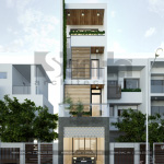 2 Mẫu nhà ống hiện đại mặt tiền 4m tại hải phòng sh nod 0191