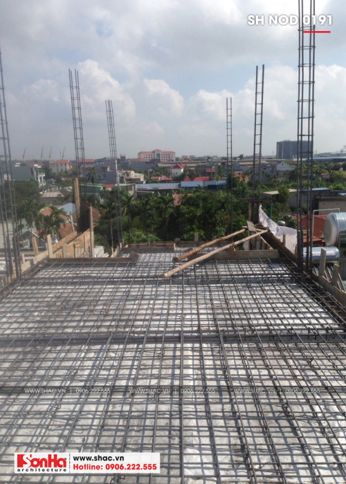 3 Ảnh thực tế thi công nhà ống hiện đại đẹp tại hải phòng sh nod 0191