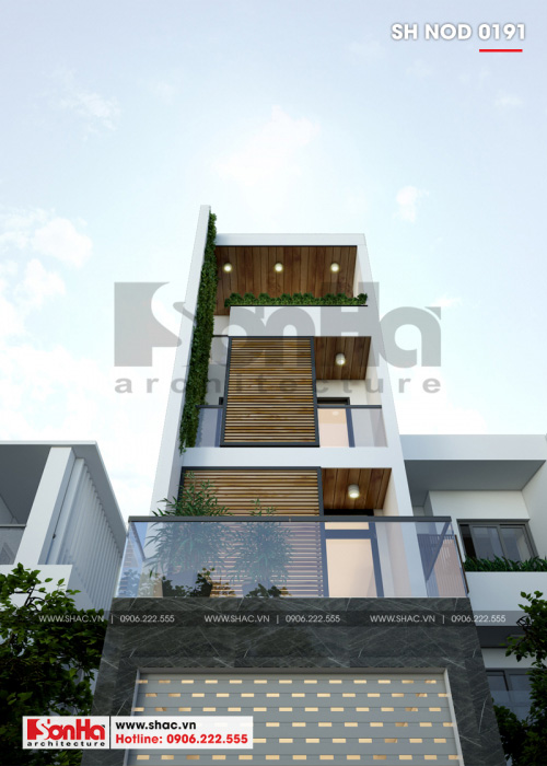 3 Thiết kế nhà ống hiện đại đẹp tại hải phòng sh nod 0191