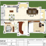 Mặt bằng công năng tầng lửng biệt thự