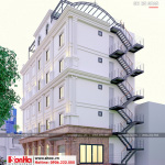 4 Mẫu khách sạn mini 5 tầng tại phú thọ sh ks 0065