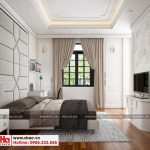 8 Thiết kế nội thất phòng ngủ 2 biệt thự tân cổ điển khu đô thị vinhomes hải phòng vhi 0003