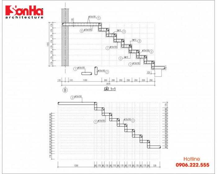 Cách phân loại cầu thang theo chức năng công trình giúp cách tính mét dài chính xác