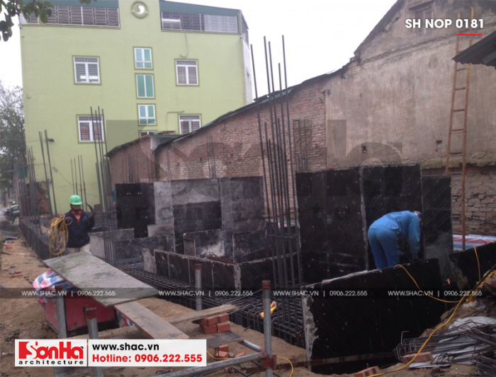 1 Ảnh thực tế thi công nhà ống pháp đẹp tại nghệ an sh nop 0181