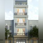 1 Thiết kế nhà ống tân cổ điển đẹp tại hải phòng sh nop 0182