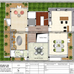 11 Mặt bằng công năng tầng 2 biệt thự hiện đại mặt tiền 15m tại thái bình sh btd 0069