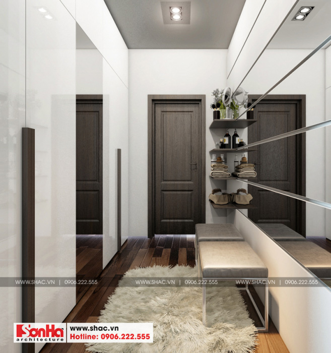 11 Thiết kế nội thất phòng ngủ 2 biệt thự đơn lập khu đô thị waterfront hải phòng sh wfc 004