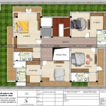 12 Mặt bằng công năng tầng 3 biệt thự hiện đại đẹp tại thái bình sh btd 0069