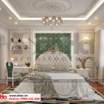 13 Thiết kế nội thất phòng ngủ con gái biệt thự tân cổ điển đẹp tại sài gòn sh btp 0131