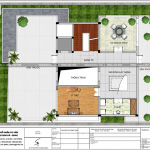 14 Mặt bằng công năng tầng 5 biệt thự hiện đại mặt tiền 15m tại thái bình sh btd 0069