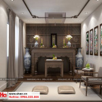 14 Mẫu nội thất phòng thờ nhà ống hiện đại 3 tầng tại hải phòng