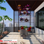 16 Thiết kế nội thất tiểu cảnh sân vườn nhà ống hiện đại tại hải phòng