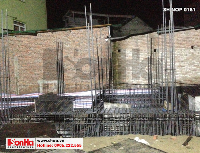 2 Ảnh thực tế thi công nhà ống pháp 5 tầng tại nghệ an sh nop 0181
