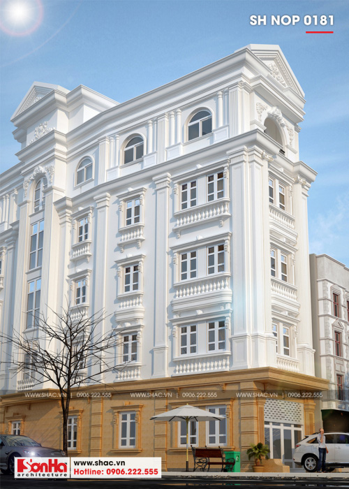 2 Mẫu nhà ống kết hợp kinh doanh 5 tầng tại nghệ an sh nop 0181