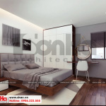 2 Mẫu thiết kế nội thất phòng ngủ hiện đại 1 căn hộ cho thuê tại hải phòng