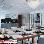 3 Thiết kế nội thất phòng bếp ăn biệt thự tân cổ điển đẹp tại hải phòng