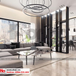 3 Thiết kế nội thất phòng khách hiện đại biệt thự đơn lập khu đô thị waterfront hải phòng sh wfc 004