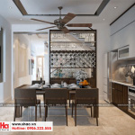 4 Mẫu nội thất phòng bếp ăn nhà ống hiện đại tại hải phòng