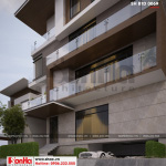 5 Thiết kế biệt thự hiện đại 5 tầng tại thái bình sh btd 0069