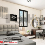 8 Mẫu nội thất hiện đại phòng ngủ 1 biệt thự đơn lập khu đô thị waterfront hải phòng sh wfc 004