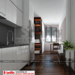 8 Thiết kế nội thất phòng bếp ăn hiện đại phòng 3 căn hộ cho thuê tại hải phòng