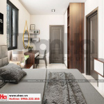 9 Thiết kế nội thất phòng ngủ 1 biệt thự đơn lập khu đô thị waterfront hải phòng sh wfc 004
