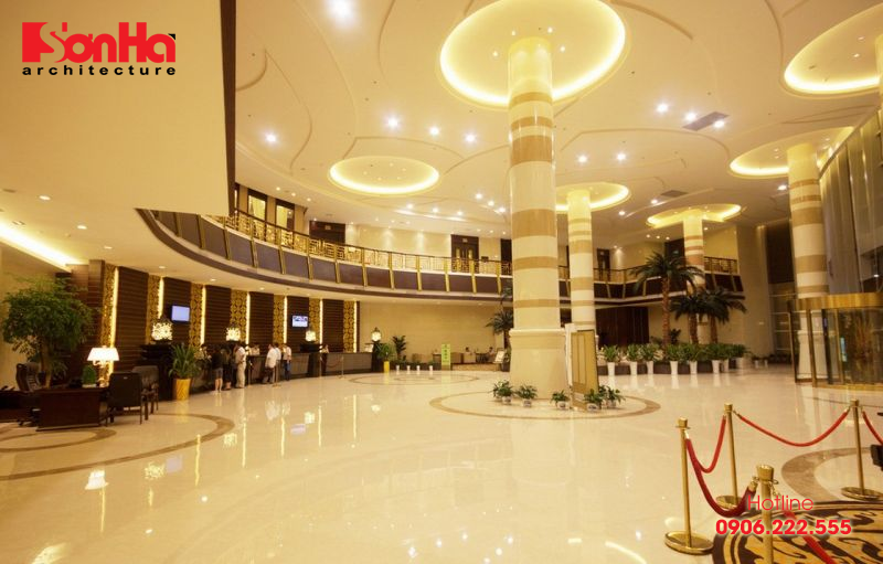 Thiết kế sảnh khách sạn đẹp cho công trình đẳng cấp 1 Thiết kế đại sảnh khách sạn khiến bất kỳ ai cũng bị choáng ngợp