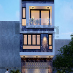 1 Thiết kế nhà ống hiện đại đẹp tại hải dương sh nod 0193