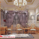 11 Thiết kế nội thất phòng ngủ vip tân cổ điển khu đô thị Senturia Vườn lài An Phú Đông Sài Gòn