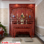 13 Thiết kế nội thất phòng thờ tân cổ điển khu đô thị Senturia Vườn lài An Phú Đông Sài Gòn