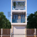 2 Mẫu nhà phố hiện đại mặt tiền 3 tầng tại quảng ninh sh nod 0192