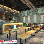 1 Thiết kế nội thất tiệm bánh cafe trung tâm thương mại vinhomes imperia hải phòng