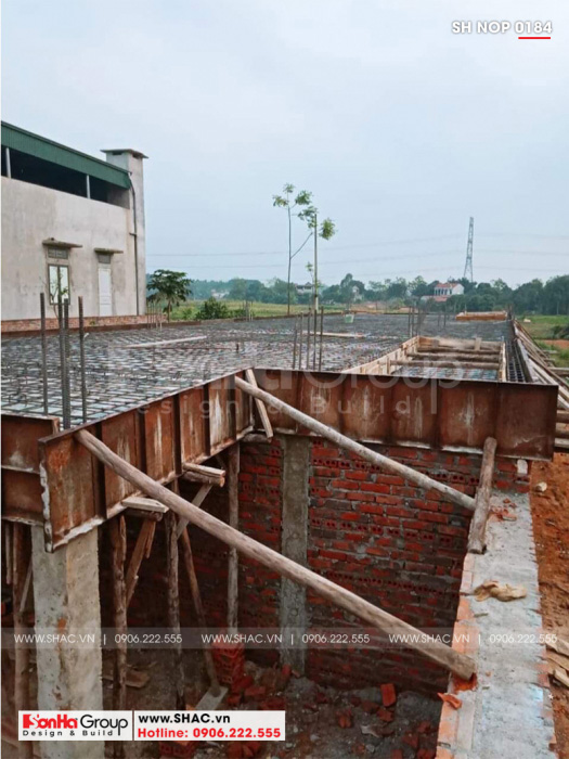 2 Ảnh thực tế nhà ống 2 tầng tại phú thọ sh nop 0184