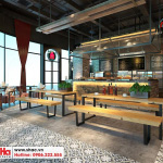 2 Mẫu nội thất tiệm bánh cafe trung tâm thương mại vinhomes imperia hải phòng