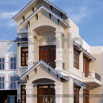 3 Thiết kế nhà ống tân cổ điển mặt tiền 7m tại phú thọ sh nop 0184