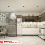 3 Thiết kế nội thất phòng khách bếp hiện đại căn hộ chung cư wilton tower sài gòn