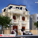 Biệt thự cổ điển kiểu pháp hai tầng đẹp