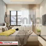 5 Thiết kế nội thất phòng ngủ hiện đại 1 căn hộ chung cư wilton tower sài gòn