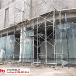 7 Ảnh thực tế hiện trạng thi công tiệm bánh cafe tại trung tâm thương mại vinhomes imperia hải phòng