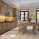 8 Mẫu nội thất phòng bếp nhà ống tân cổ điển tại phú thọ sh nop 0184