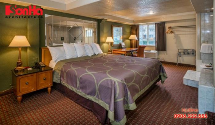 Loại giường cỡ lớn cao cấp thưởng chỉ được bố trí tại phòng Deluxe và Suite 