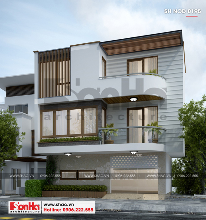 1 Thiết kế nhà ống hiện đại tại hải phòng sh nod 0195