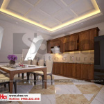 16 Mẫu nội thất phòng bếp ăn khu shophouse tại quảng ninh