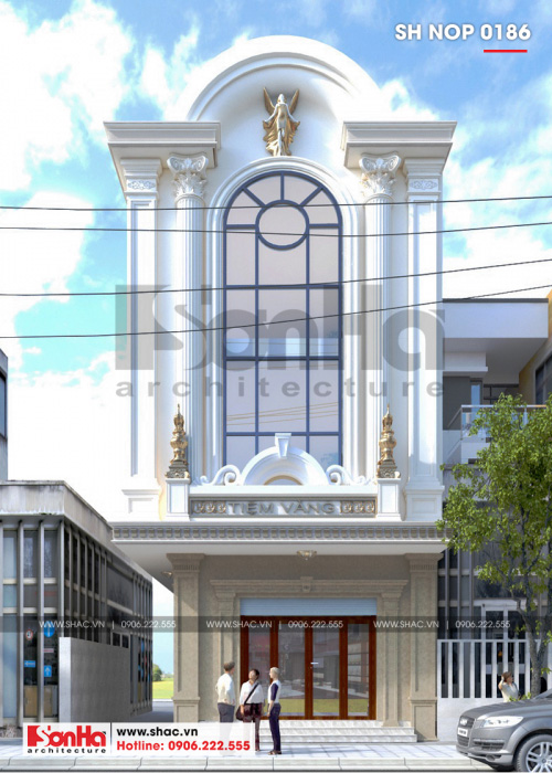 3 Thiết kế nhà ống pháp mặt tiền 6,88m tại quảng ninh sh nop 0186